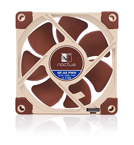 Noctua NF-A8 PWM Carcasa del ordenador Enfriador - Ventilador de PC  Carcasa del ordenador  Enfriador  8 cm  450 RPM  2200 RPM  13 8 dB 