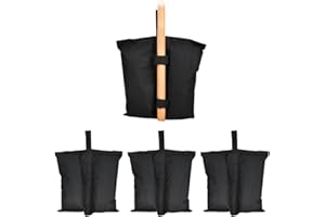 OTYMIOW Pavillon Gewichte 4er Set, Pavillon Sandsäcke zum Beschweren Gewichte Pavillon Beschwerung Sandsäcke Trampolin Sandsack Beschwerung Gewichte Pavillon Standfüße Gewichte Sandsäcke Befüllbar, Bis.14kg