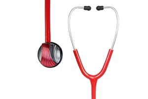 SCIAN Stetoscopio cardiologico a testa singola per infermieri, medici e studenti infermieristici, ideale per il monitoraggio della pressione sanguigna