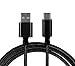 Price comparison product image Sweet Tech USB Type-C Cable to USB 2.0 (3.3ft) Black Nylon Braided for Xiaomi Pocophone F1 / Mi 8 Screen Fingerprint Edition