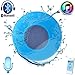 Produktbild Easy GB Mini Lautsprecher Wasserdicht Wireless Bluetooth 3.0 Für Dusche, Pool oder Auto kompatibel mit Apple iPhone 4S/5, S4, iPad, iPod, Tablets und PC Blau