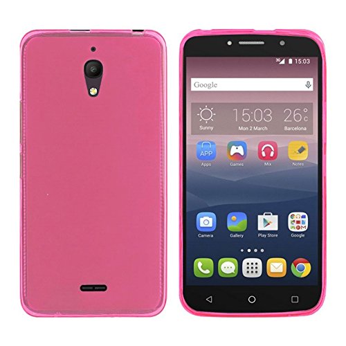TBOC Pack  Funda de Gel TPU Rosa   Protector Pantalla Vidrio Templado para Alcatel Pixi 4  6  3G  6 0 Pulgadas   Funda de Silicona Ultrafina y Flexible  Protector de pantalla Resistente a Golpes  Ca  das y Ara  azos   No es compatible con el modelo 4G 
