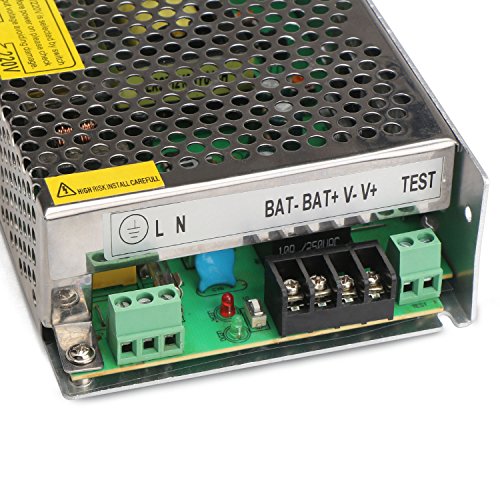 DROK® AC 110V-240V Schaltnetzteil mit Batterie-Schnittstelle, AC-DC 10A Sicherung Stromversorgung Unterbrechungsfreie Stromversorgung USV - 4