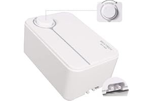 Boxtech Ossigenatore per Acquario, Aeratore Acquario Ultra Silenziosa con Flusso d'aria Regolabile, Potente Pompa d'aria Acquario con 2 Uscite per Pompare Bolle d'aria per Acquario da 10-550L