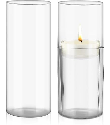 Vase À Fleurs En Verre Transparent Fait À La Main, Lot De 3 Vases