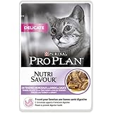 Pro Plan Cat Delicate Truthahn, 24er Pack (24 x 85 g) Beutel