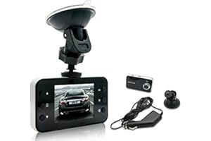 Caméra de Tableau de Bord de Voiture, caméscope vidéo DVR MACHSWON 1080P HD avec écran de 2,7 Pouces Vision Nocturne Le capteur G Prend en Charge la Carte TF