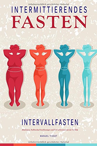 Preisvergleich Produktbild Intermittierendes Fasten Intervallfasten Abnehmen, Stoffwechsel beschleunigen und Fett verbrennen mit der 5:2 Diät