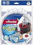 2 x Vileda Balai facile et à nettoyer Balai Microfibre recharge Tête