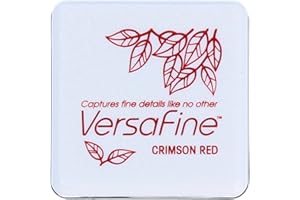 Tsukineko VersaFine - Tampone per timbri, colore: Rouge cramoisi