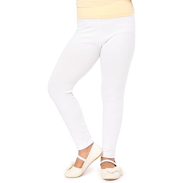 Domueay Leggings Meisjes 2 Set Katoenen Kids Elastische