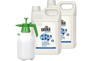 Envira Bettwanzen Abwehrspray 2x 5 Liter + 2L Sprüher - Spray mit Langzeitwirkung gegen Bettwanzen - Mittel gegen Bettwanzen für Wohnung, Hotel, Matratzen & auf Reisen - Bettwanzen loswerden