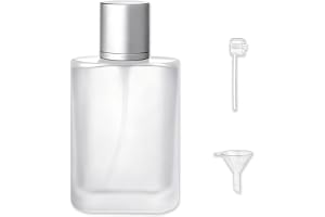 1 st 50 ml sprayflaska glas, påfyllningsbar parfymflaska, tom återanvändbar doftatomizer med presstrattar, lämplig för dejting, arbete, semester