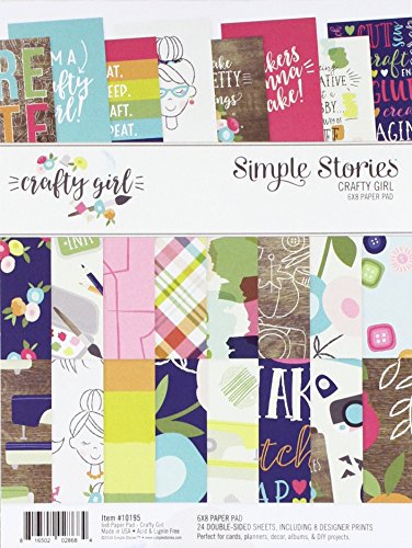 Simple Stories - Blocco di Fogli di Carta, 15 x 20 cm, Multicolore