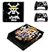 Produktbild THTB Playstation 4 Pro + 2 Controller Aufkleber Schutzfolien Set - One Piece /PS4 P