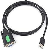 Waveshare Industrial USB to RS232 Adapter with Original FT232RL FTDI Chip, USB Type A to RS232 Female DB9 (9Pin) Serial Conve