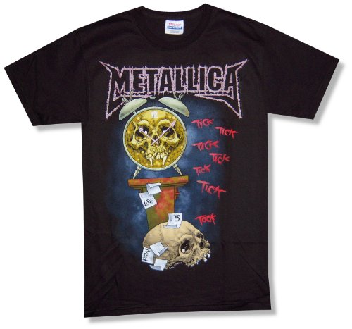 Bravado Adult Metallica "Life Is Pain" Pushead Black T-Shirt (Small)