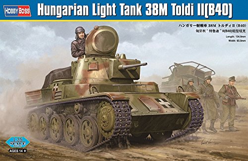 Preisvergleich Produktbild Hobby Boss 82478 Modellbausatz Hungarian Light Tank 38M Toldi II (B40)