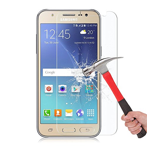 Samsung J5 2016 Panzerglas, Acelive 2 Stück Gehärtetem Glas Panzerglas Displayschutzfolie Folie für Samsung Galaxy J5 2016 (Bewusst Kleiner Als Das Display, Da Dieses Gewölbt Ist) - 2