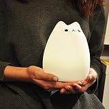 YOEEKU LED Nachtlicht Kinder Silikon LED Nachtlicht mit 7 Beleuchtung, Stimmung Lampe mit 1200mAh eingebaute Akku, Berührungssensor, Yoga Lampe, dimmbares Warmweiß/Farbwechsel mit Touch Schalter für Babys Zimmer,Schlafzimmer, Wohnräume, Camping, Picknick Indoor/Outdoor - 5