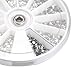 SODIAL(R) 3000 Pcs Crystal Glitter Rhinestone Nail Art Tips Decoration 2mm+Wheel Beauty