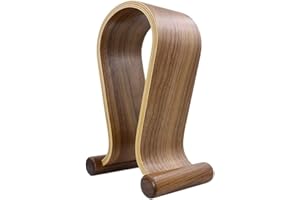 ONEGenug Holz Headset Halter, Kopfhörerhalter für das Spielen Headsets & DJ Studio Kopfhörer Desktop-Kopfhörerständer