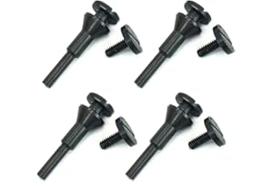 scottchen PRO Mounting Mandrel 3/8" & 1/4" Arbor Hole (4pack) for Type 1 Cut-Off Wheel 1/4" Shaft for Die Grinder Rotary Tool