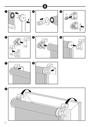 KINDERFENSTERROLLO EULE PINK 90 CM BREIT 150 CM LANG ROSA WEISS BLAU SICHTSCHUTZROLLO INKL. SEILZUG FENSTERROLLO 90×150 CM KINDERROLLO KINDERZIMMER - 3
