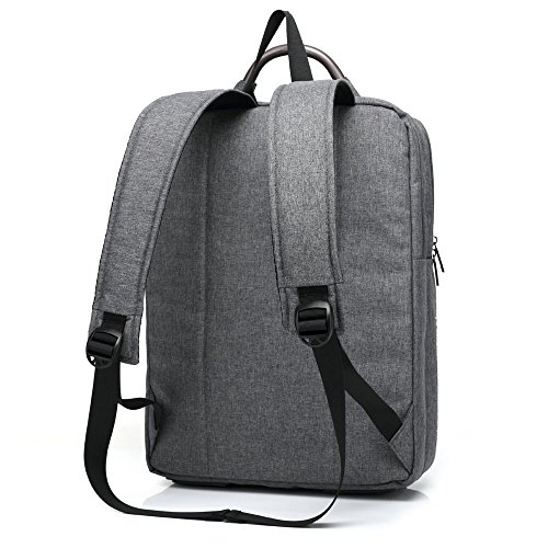 5 All Business Wasserdicht gepolstert 15 6 Laptop Rucksack Gro   Nylon  Grau 