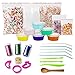 Produktbild Kinder Schleim Set EFANTUR Schleim Spielzeug 6 Farben Slime Spielzeug DIY Kit 6 Farben Schleim mit 3 Pack Schaumkugeln, 4 Pack Glitzer, 1 Pack Obst-Stückchen usw. - ungiftiges Schleim Set für Kinder