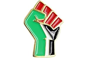 YXRRVING Spille della bandiera della Palestina,Bandiera nazionale palestinese in metallo,Spille da bavero della bandiera della Palestina,Spilla nazionale palestinese,I Stand con spilla della bandiera della