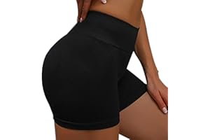 GOPAW Short Femme Sport Cycliste,Short Cycliste Femme,Haute Leggings Push Up Short,Shorts De Yoga Femmes Taille Haute Legging,pour Le Yoga Le Fitness, La Gym, Le Sport M/L