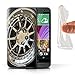 Price comparison product image STUFF4 Gel TPU Phone Case / Cover for HTC One/1 E8 / Chrome/Silver Design / Alloy Wheels Collection