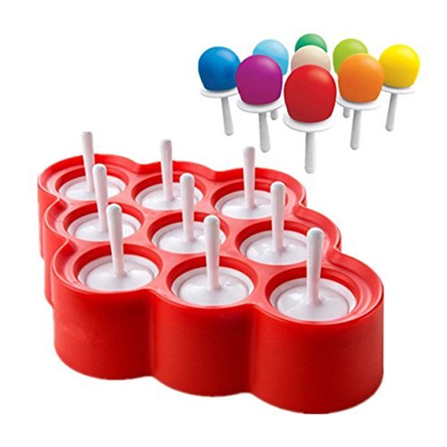 9 x Mini-Silikon-Eis am Stiel Formen – BPA-frei - 2