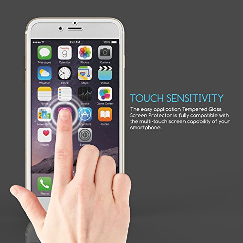 Centopi iPhone 6 / 6S Plus Tempered Glass Screen Protector [2 Pack]