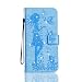 Produktbild iPhone 6S/6 Glitzer Hülle,iPhone 6/6S Leder Hülle,Hülle Flipcase für iPhone 6S/6 with 4,7 Zoll,Cool 3D Fairy Girl Bling Glitter Diamond Musterg Ledertasche Slim Retro Leder Bookstyle Handyhülle Tasche Wallet Case Handytasche mit Standfunktion Karteneinschub und Magnetverschluss Flip Etui Tasche für Apple iPhone 6/6S