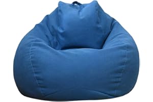 N/T Ghopy - Fodera per pouf a forma di pera (senza imbottitura). gigante adulti e bambini, in tessuto, poltrona da salotto, interni ed esterni, misura XXL (120 x 100 cm
