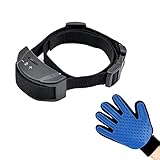 Ajustable lDogsafe Pet el mejor collar antiladridos Marca Española Automático inteligente detección ladridos para perros pequeños medianos y grandes - vibración y sonido sin descargas - REGALO GUANTE QUITAPELOS