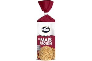 Matt, Le Mais Protein Bio, Gallette di Mais con Farina di Lenticchie, Alto Contenuto di Proteine, Senza Glutine e Senza Lievito, Fonte di Fibre, Snack Croccante e Gustoso, Confezione 100 gr