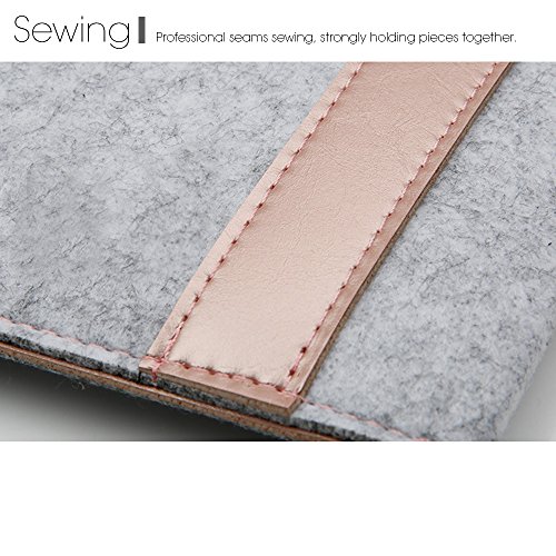 GENORTH   13 3 Zoll MacBook Air   MacBook Pro Retina Display Laptop H  lle Tasche Wasserdichte Mikrofaser PU Doppel Magnet Lock  13 Zoll  Double Magne