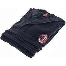 Accappatoio Ufficiale AC Milan - Uomo, 100% Cotone, Taglie S-XXL - Foto 2