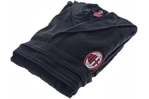 HERMET A.C. Milan Peignoir de Bain XXL Noir