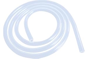 IMEISTEK Tubo in silicone, 6mm ID x 10mm OD, 3 metri, tubo flessibile in silicone, tubo acqua-aria, per il trasferimento della pompa