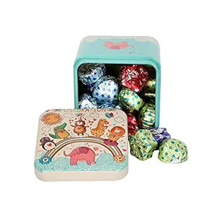 Chocoloony Chocolate Gift Tin Box for Kids, Birthday Return Gift 20pcs (120gm)