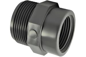 CODITAL FRANCE Codital Réduction PVC Pression à Visser MF 2"-1" 1/4 de Raccord PVC Pression