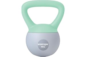 SPORTNOW Soft Kettlebell, 4/6/8/10/12kg Kettle Bell with Non-Slip Handle for Home Gym Weight Lifting and Strength Training