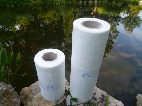 200m Filtervlies für Vliesfilter Filter Vlies Rolle 200m x 100cm - 2