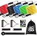 Produktbild CFX Resistance Bands Widerstandsband Set,Expander Bänder Band Tubes Fitnessbänder-Set mit 5 Fitnessgummi Schläuchen 2 x Griffen 1 x Türrahmenbefestigung 2 x Fußbefestigung 1 x Aufbewahrungsbeutel