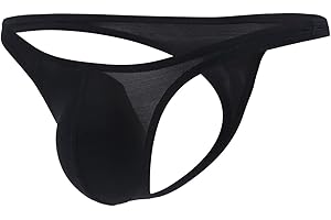 VemeFufu String Homme Jockstrap Homme Gay Sexy Tot érotique Slip Tanga Dentelle Soie de Glace Mankini Tongs G Strings Extensible pour Hommes sous-vêtement Taille Unique