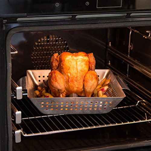Bruzzzler Hähnchenbräter, Geflügelgriller für Brathähnchen, Edelstahl - 4
